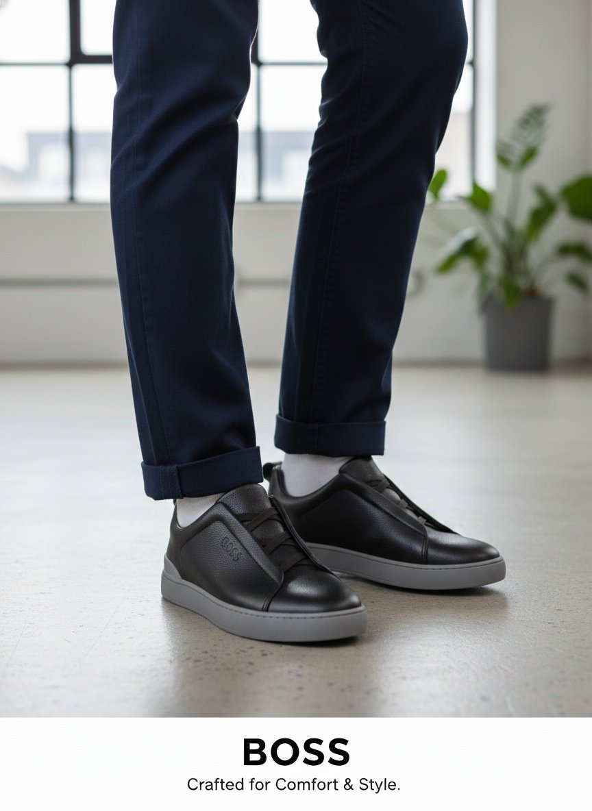 BossMotion Modern Style Comfort Steps Men Slip on Sneakers - Image 11