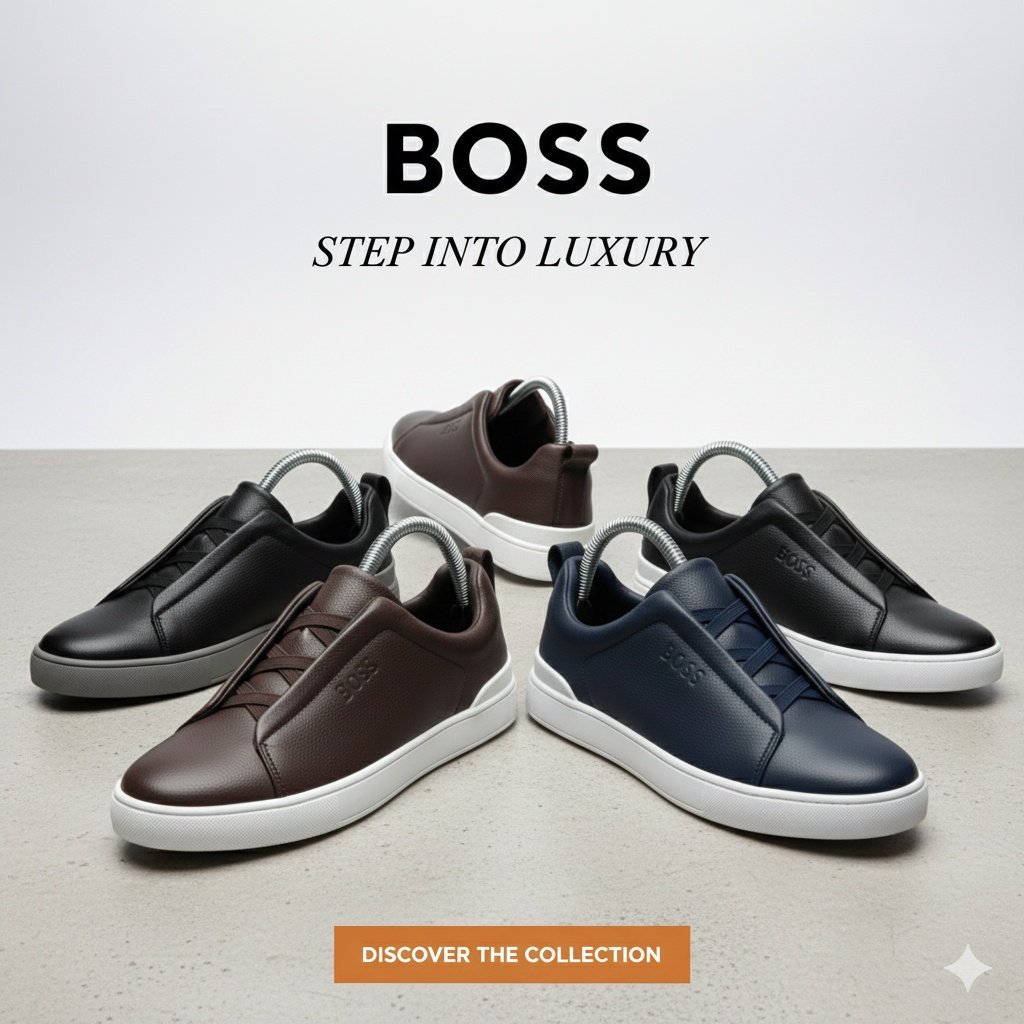 BossMotion Modern Style Comfort Steps Men Slip on Sneakers - Image 8
