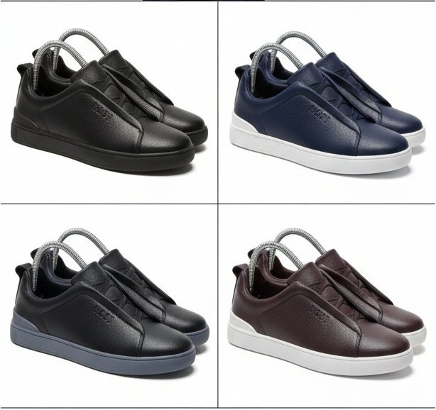 BossMotion Modern Style Comfort Steps Men Slip on Sneakers - Image 3