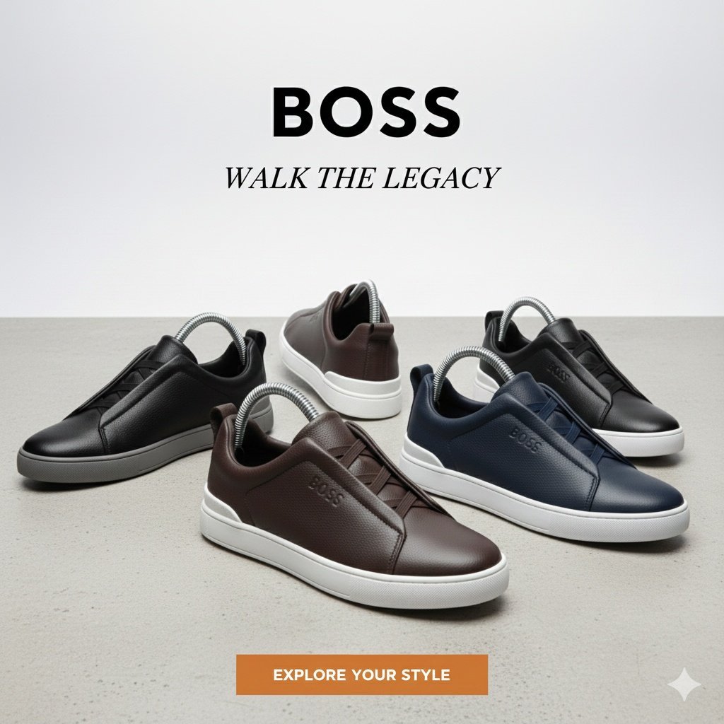 BossMotion Modern Style Comfort Steps Men Slip on Sneakers - Image 14