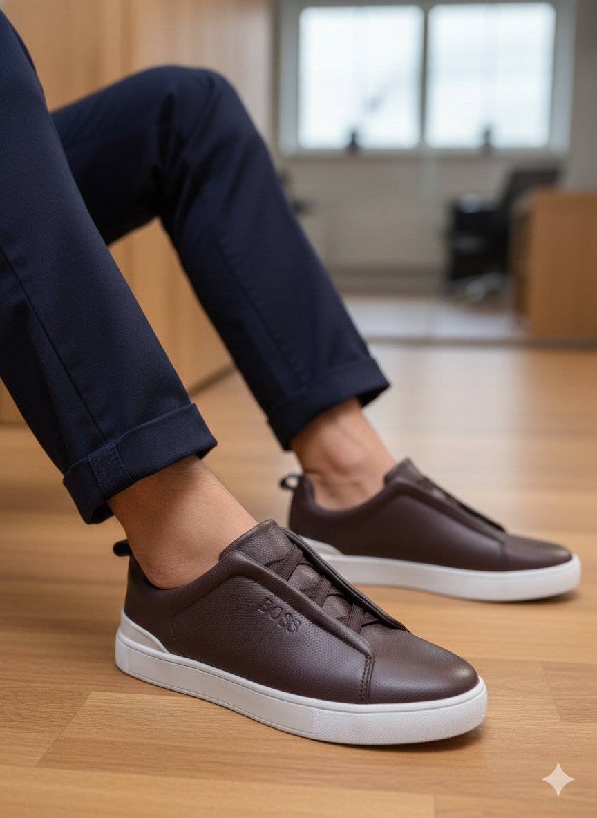 BossMotion Modern Style Comfort Steps Men Slip on Sneakers - Image 16
