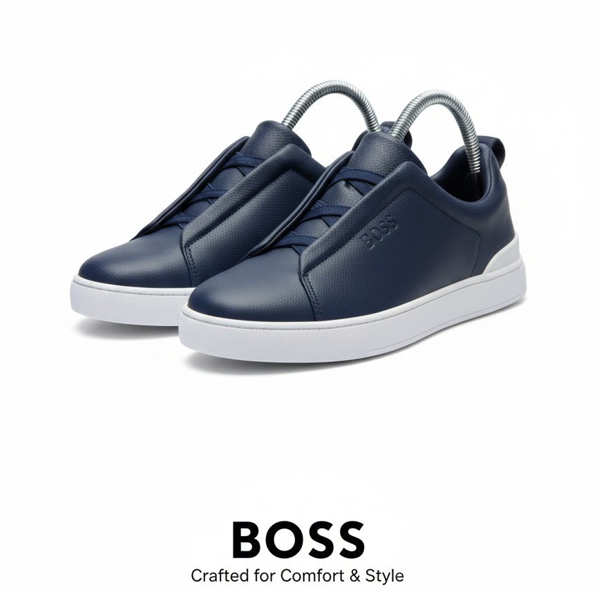 BossMotion Modern Style Comfort Steps Men Slip on Sneakers - Image 5