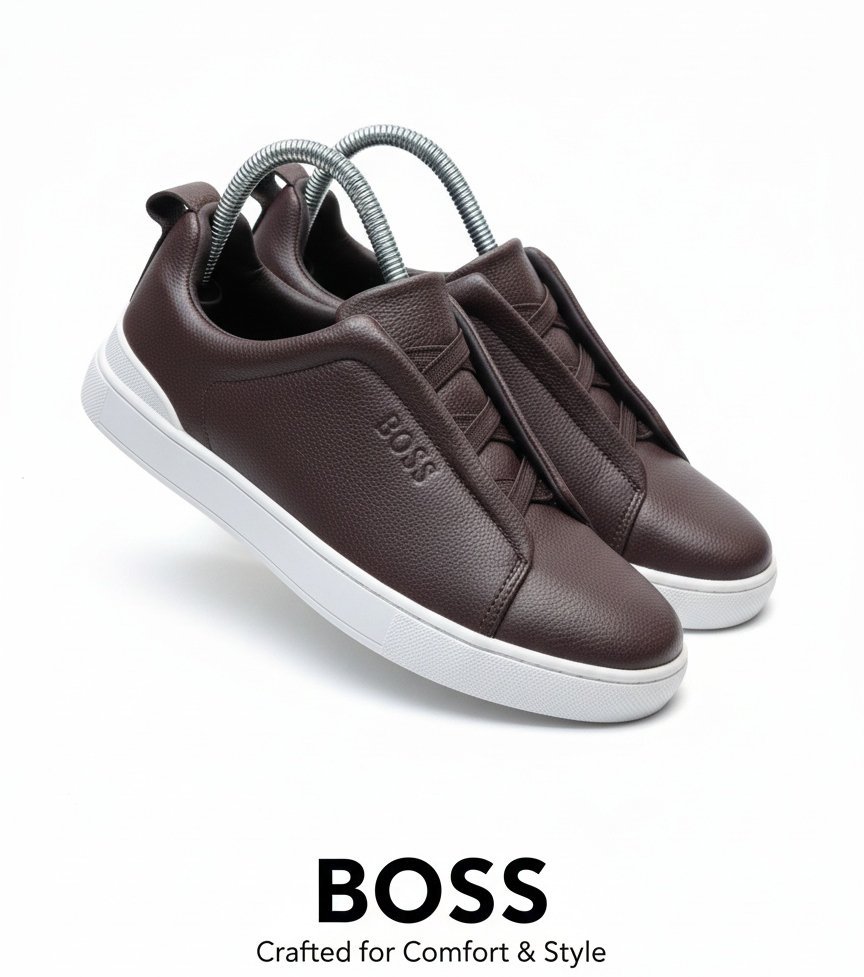 BossMotion Modern Style Comfort Steps Men Slip on Sneakers - Image 6