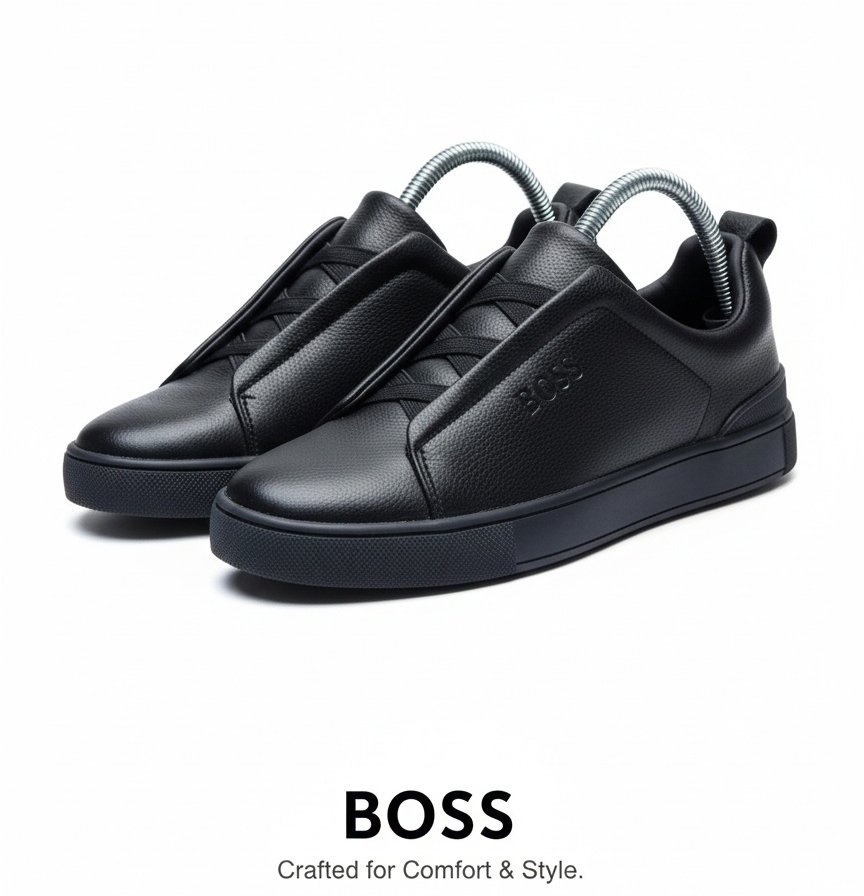 BossMotion Modern Style Comfort Steps Men Slip on Sneakers - Image 7