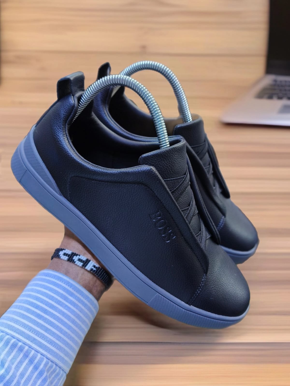 BossMotion Modern Style Comfort Steps Men Slip on Sneakers - Image 19