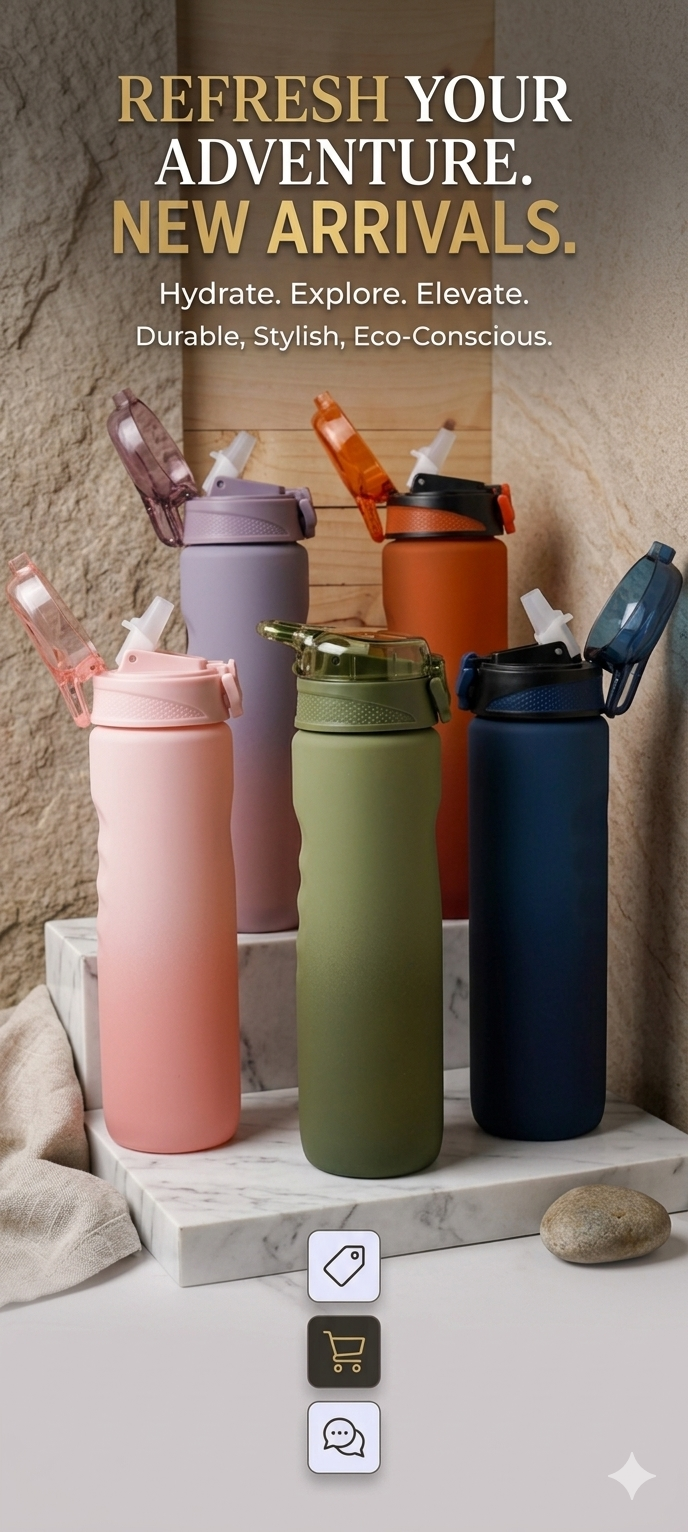 Premium quality ergonomic water bottles - Image 5