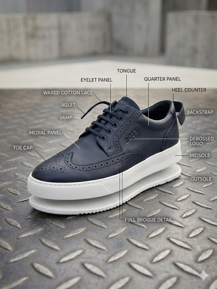 The BOSS Brogue Sneaker - Image 5